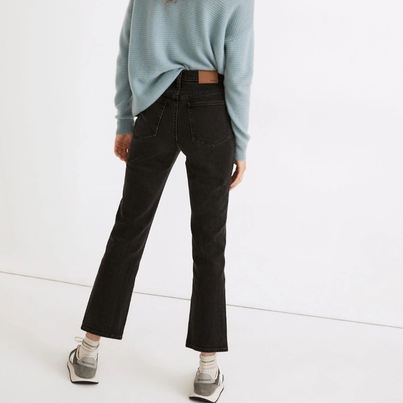 Madewell Tall Slim Demi-Boot Jeans in Lunar Wash Size 26T - Picture 3 of 12